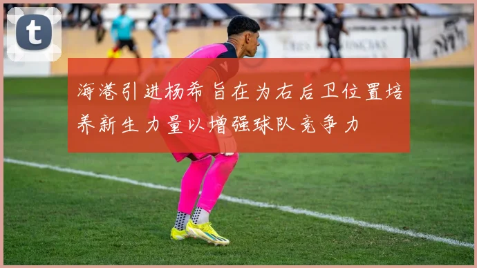 海港引进杨希旨在为右后卫位置培养新生力量以增强球队竞争力